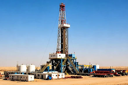 Perforaci&oacute;n de petr&oacute;leo y gas: proyecto en tierra de la Corporaci&oacute;n Nacional de Petr&oacute;leo de China